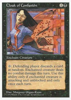 1997 Magic the Gathering 5th Edition #NNO Cloak of Confusion Front