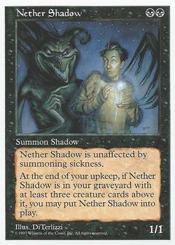 1997 Magic the Gathering 5th Edition #NNO Nether Shadow Front