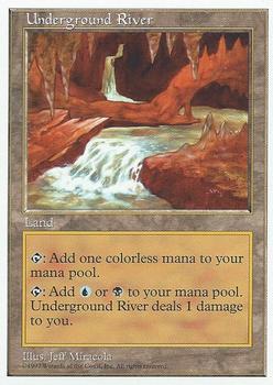 1997 Magic the Gathering 5th Edition #NNO Underground River Front
