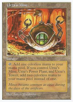 1997 Magic the Gathering 5th Edition #NNO Urza's Mine Front
