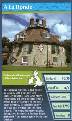 2010 Top Trumps National Trust Best of Britain 30 Days Out #NNO A La Ronde Front