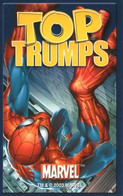 2003 Top Trumps Marvel Comic Heroes #NNO Captain America Back
