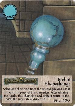1994 TSR Spellfire Master the Magic #93 Rod of Shapechange Front