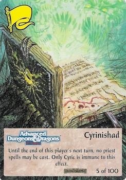 1994 TSR Spellfire Master the Magic - Forgotten Realms #5 Cyrinishad Front