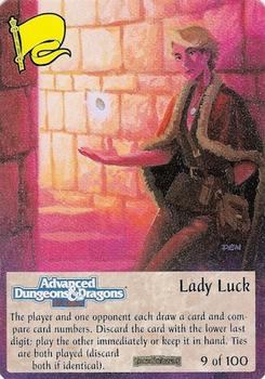 1994 TSR Spellfire Master the Magic - Forgotten Realms #9 Lady Luck Front