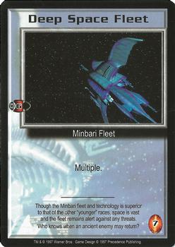 1997 Precedence Babylon 5 Premier #NNO Deep Space Fleet (Minbari) Front