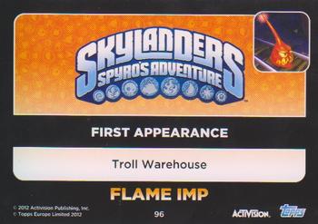 2012 Skylander Giants European Edition #96 Flame Imp Back