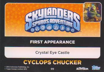 2012 Skylander Giants European Edition #99 Cyclops Chucker Back