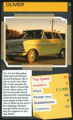 2010 Top Trumps Specials Top Gear The Challenges #NNO Oliver Front