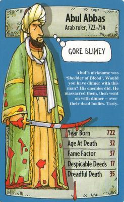 2009 Top Trumps Specials Horrible Histories #NNO Abul Abbas Front