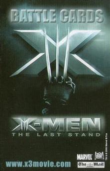 2006 X-Men The Last Stand Battle #NNO Daredevil Back