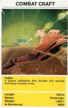 1982 Top Trumps Spacecraft #NNO Cobra Front