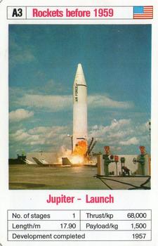 1978-81 Ace Trumps Space Rockets #A3 Jupiter - Launch Front
