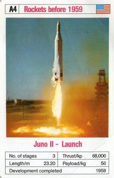 1978-81 Ace Trumps Space Rockets #A4 Juno II - Launch Front