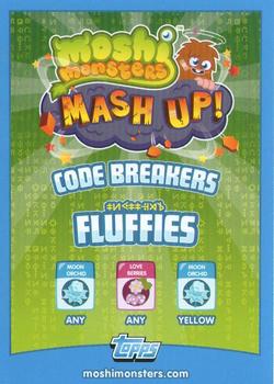 2012 Topps Moshi Monsters Mash Up Code Breakers #17 Dipsy Back