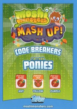 2012 Topps Moshi Monsters Mash Up Code Breakers #35 Mr. Snoodle Back