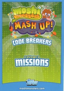 2012 Topps Moshi Monsters Mash Up Code Breakers #80 Super Luvli Back