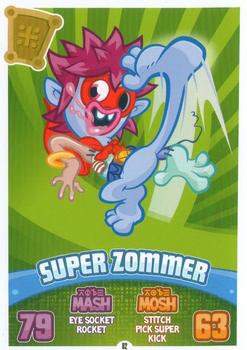 2012 Topps Moshi Monsters Mash Up Code Breakers #82 Super Zommer Front