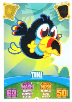 2012 Topps Moshi Monsters Mash Up Code Breakers #7 Tiki Front
