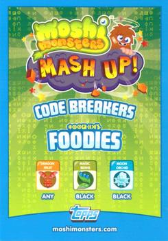 2012 Topps Moshi Monsters Mash Up Code Breakers #21 Hansel Back