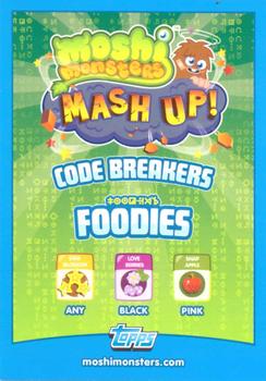 2012 Topps Moshi Monsters Mash Up Code Breakers #22 Coolio Back