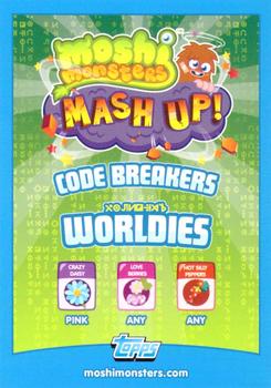 2012 Topps Moshi Monsters Mash Up Code Breakers #45 Rocky Back