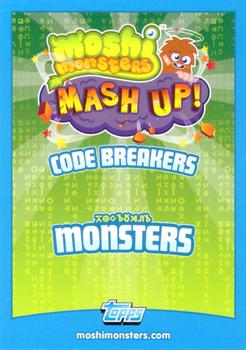2012 Topps Moshi Monsters Mash Up Code Breakers #51 Diavlo Back