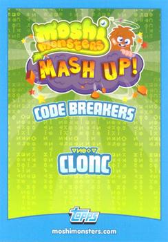 2012 Topps Moshi Monsters Mash Up Code Breakers #58 Mustachio Back