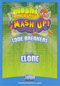 2012 Topps Moshi Monsters Mash Up Code Breakers #59 Bruiser Back