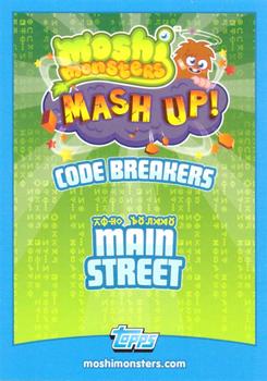 2012 Topps Moshi Monsters Mash Up Code Breakers #73 Snozzle Wobbleson Back