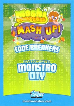 2012 Topps Moshi Monsters Mash Up Code Breakers #90 Tyra Fangs Back