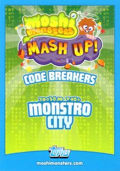 2012 Topps Moshi Monsters Mash Up Code Breakers #94 Ruby Scribblez Back