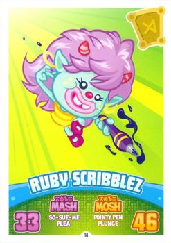 2012 Topps Moshi Monsters Mash Up Code Breakers #94 Ruby Scribblez Front