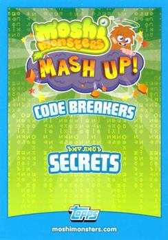 2012 Topps Moshi Monsters Mash Up Code Breakers #100 Roxy Back