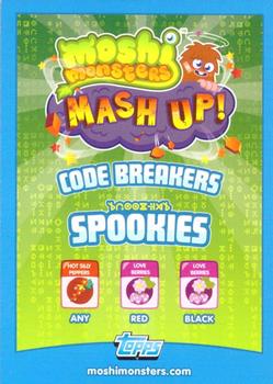 2012 Topps Moshi Monsters Mash Up Code Breakers #176 Ecto Back
