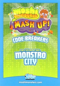 2012 Topps Moshi Monsters Mash Up Code Breakers #195 Busling Back