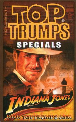 2008 Top Trumps Specials Indiana Jones #NNO Cairo Swordsman Back