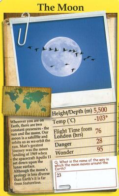 2013 Top Trumps The Wonders of the World #NNO The Moon Front