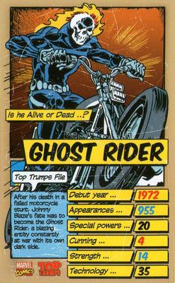 2014 Top Trumps Marvel Who Is The Mightiest? #NNO Ghost Rider Front