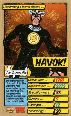 2014 Top Trumps Marvel Who Is The Mightiest? #NNO Havok Front