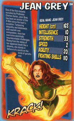 2012 Top Trumps Ultimate Marvel Heroes #NNO Jean Grey Front