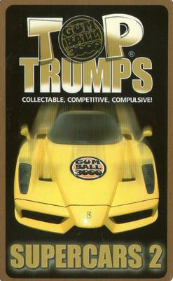 2005 Top Trumps Supercars 2 #NNO Title Card Front