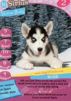1995 Digit Cards Happy Puppy #10 Sirius Front