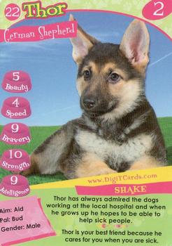 1995 Digit Cards Happy Puppy #22 Thor Front