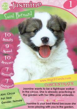 1995 Digit Cards Happy Puppy #23 Jasmine Front