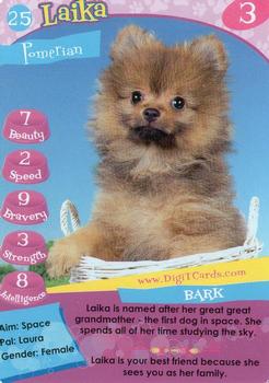 1995 Digit Cards Happy Puppy #25 Laika Front