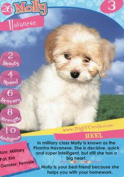 1995 Digit Cards Happy Puppy #26 Molly Front