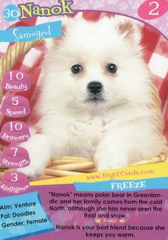 1995 Digit Cards Happy Puppy #30 Nanok Front