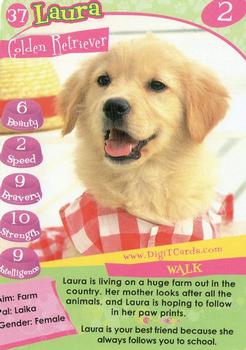 1995 Digit Cards Happy Puppy #37 Laura Front