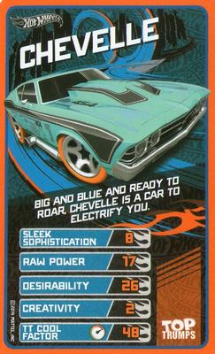 2014 Top Trumps 30 Fast And Fearless Hot Wheels #NNO Chevelle Front